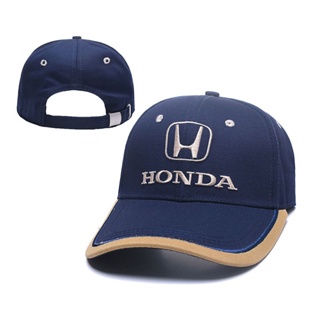 หมวกเบสบอล ปักลายโลโก้รถยนต์ Honda เหมาะกับฤดูใบไม้ผลิ และฤดูร้อน สําหรับผู้ชาย