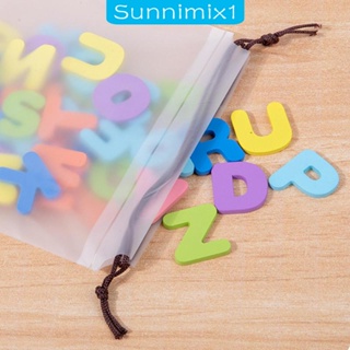 [Sunnimix1] เกมจับคู่ตัวอักษรไม้ สําหรับเด็กอายุ 3 4 5 ปี