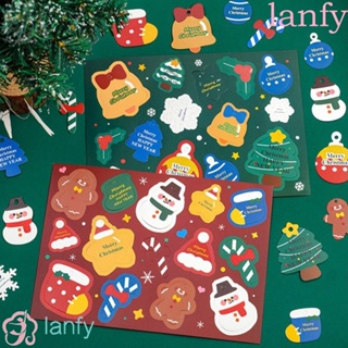 Lanfy การ์ดอวยพรแขวน สําหรับตกแต่งปาร์ตี้คริสต์มาส 42 ชิ้น