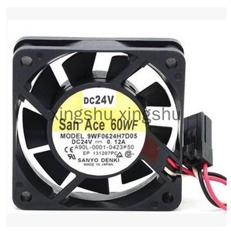9WF0624H7D05 SanAce60WF A90L-0001-0423#50 พัดลมไดรฟ์ Fanaco 24V