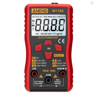 ANENG M118A Auto Ranging Digital Multimeter High-Accuracy TRMS 6000 Counts Voltage Current Ohm Capacitance Diode Multi Tester