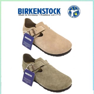 ใหม่ Birkenstock Boston รองเท้าแตะ พื้นนิ่ม