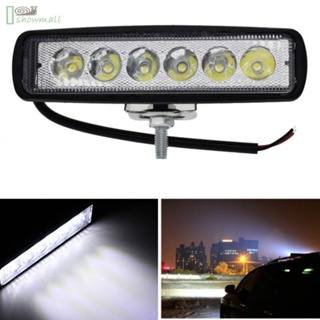 [ISHOWMAL-TH]Working Lamp Spotlight Waterproof 10-30V DC 18W 6 LED 6000K White Light IP67-New In 9-