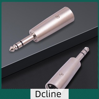 [Dcline.th] อะแดปเตอร์แปลงไมโครโฟน XLR ตัวผู้ เป็น 6.35 มม. ตัวผู้ เป็นตัวผู้ 1 2 ชิ้น