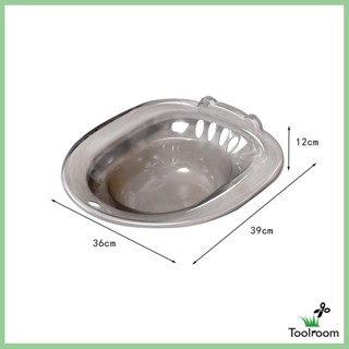 [ โถสุขภัณฑ์ผู้สูงอายุ Sitz ผู้หญิง โถสุขภัณฑ์ สะโพก แบบพกพา พร้อมรูระบายน้ํา สําหรับขอบห้องน้ํา หลายขนาด ทรงกลม วงรี หรือยาว