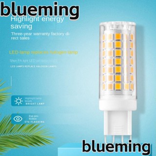 Blueming2 หลอดไฟ LED รูปข้าวโพด แสงสีขาว สําหรับติดโคมไฟระย้า เทียน ข้าวโพด โคมไฟเพดาน G9 120V 230V แสงสีขาว ปรับได้