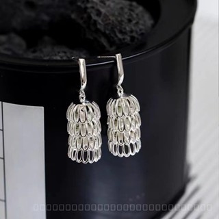 0908YWJD Special-Interest Design Cage Mid-Moon 18K Electroplated Eardrops High-Grade Ear Rings Ins Style Personalized Trendy Earrings DNYK