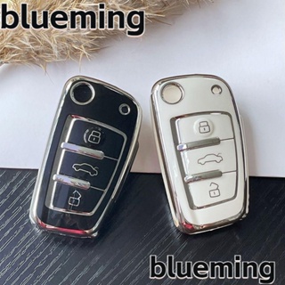 Blueming2 ปลอกกุญแจรถยนต์ TPU แบบฝาพับ อุปกรณ์เสริม สําหรับ Audi A1 A3 A6 A6L Q2 Q3 Q7 TTS R8 S6 RS3