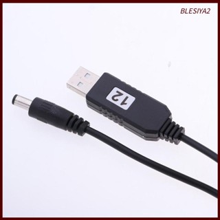 [Blesiya2] สายเคเบิลเชื่อมต่อ USB DC 5V เป็น 12V 5 . 5 มม. x 2 . 1 มม. 1 ชิ้น