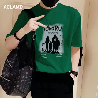 Acland เสื้อยืดผู้ชาย ผู้ชายเสื้อเชิ้ต เสื้อยืด ผ้านุ่ม ใส่สบาย ไม่หด ไม่ต้องรีด MTX2390KJH 36Z230909