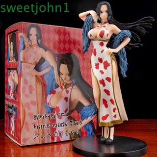 Sweetjohn ตุ๊กตาฟิกเกอร์ การ์ตูนอนิเมะ Boa Hancock Cheongsam Boa Hancock Snake Princess ขนาดเล็ก ของขวัญ สําหรับเด็ก