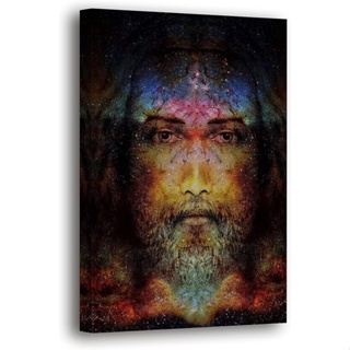 ภาพจิตรกรรมบนผ้าใบ ลายพระเยซู 18 MYSTICAL JESUS สําหรับตกแต่งผนังบ้าน