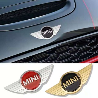 สติกเกอร์โลโก้โลหะ สําหรับติดตกแต่งรถยนต์ BMW MINI