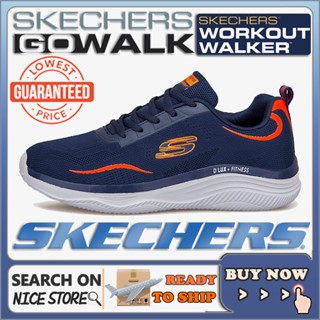 [รองเท้าผ้าใบผู้ชาย]] Skechers_go-walk DLux-Fitness ใส่สบาย ระบายอากาศ กีฬา กันลื่น รองเท้าลําลอง กันลื่น