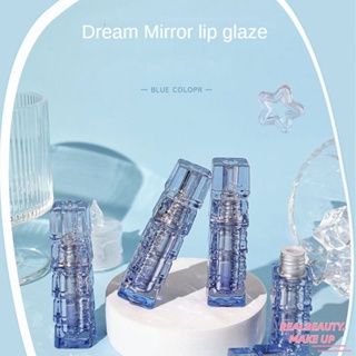 KAKASHOW Dreamy Lip Glaze Moisturizing Translucent Glitter ลิปกลอส WaterLight NonSticky Cup ลิปสติก 6 สี [realbeauty]