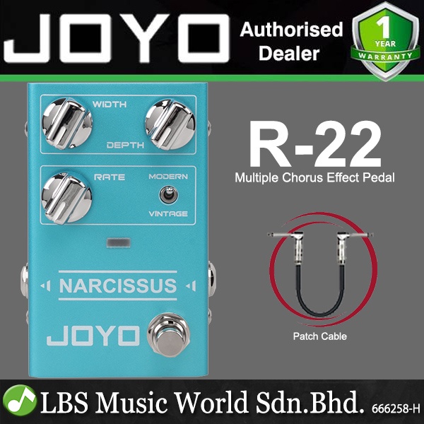 Joyo R-22 Narcissus Multiple Chorus Electric Guitar Effect Pedal (R22)