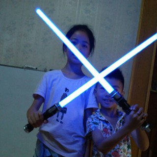 ของเล่นดาบเลเซอร์ Star Wars Lightsaber แบบเรืองแสง สําหรับเด็กผู้ชาย อายุ 4 5 6-7 8 ปี QPJP