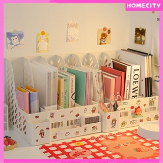 [Ready] [Ready] Creative Ins Desktop File Storage Case Cute Student Bookshelf Dormitory Desk Bookshelf Book Storage Shelf