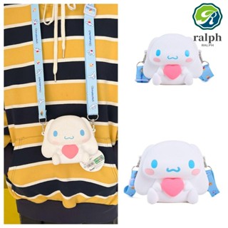 Ralph กระเป๋าสะพายข้าง ซิลิโคน ลายการ์ตูนเจ้าหญิง Cinnamoroll สามารถปรับได้ สําหรับเด็ก