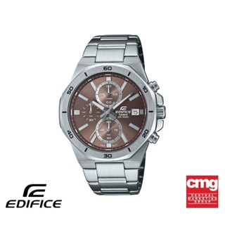 CASIO นาฬิกาข้อมือผู้ชาย EDIFICE รุ่น EFV-640D-5AVUDF วัสดุสเตนเลสสตีล สีน้ำตาล