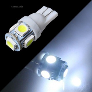 หลอดไฟ LED 5W 5050 5-SMD ป้องกันการสั่นสะเทือน สําหรับติดป้ายทะเบียนรถยนต์