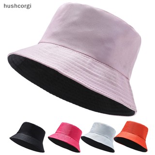 [hushcorgi] หมวกบักเก็ต แฟชั่นฤดูร้อน สําหรับผู้หญิง ผู้ชาย พร้อมส่ง