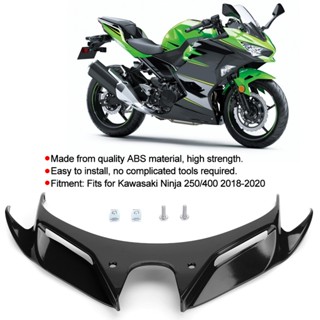 YiChe ฝาครอบบังลมหน้า Aerodynamic ฝาครอบปีกเหมาะสำหรับ Kawasaki Ninja 250/400 2018-

2020