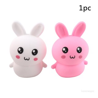 Loner ที่หนีบนิ้วมือ Pvc ลายกระต่าย คุณภาพสูง สําหรับเด็ก