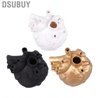 Dsubuy Flower Vases Heart Shaped  Creative Anatomical Realistic Easy To Clean for Living Room