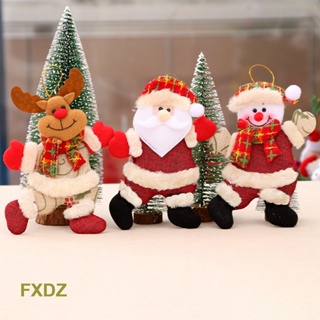 Fxdz ตุ๊กตาซานตาคลอส สโนว์แมน กวาง แขวนตกแต่งต้นคริสต์มาส