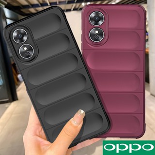 OPPO A78 A58 A17 A57 A76 A77 Reno 10 Pro Reno 7 Pro ต่อต้าน ลายนิ้วมือ กันกระแทก ดีไซน์เฉพาะตัวเคสโทรศัพท์นุ่ม