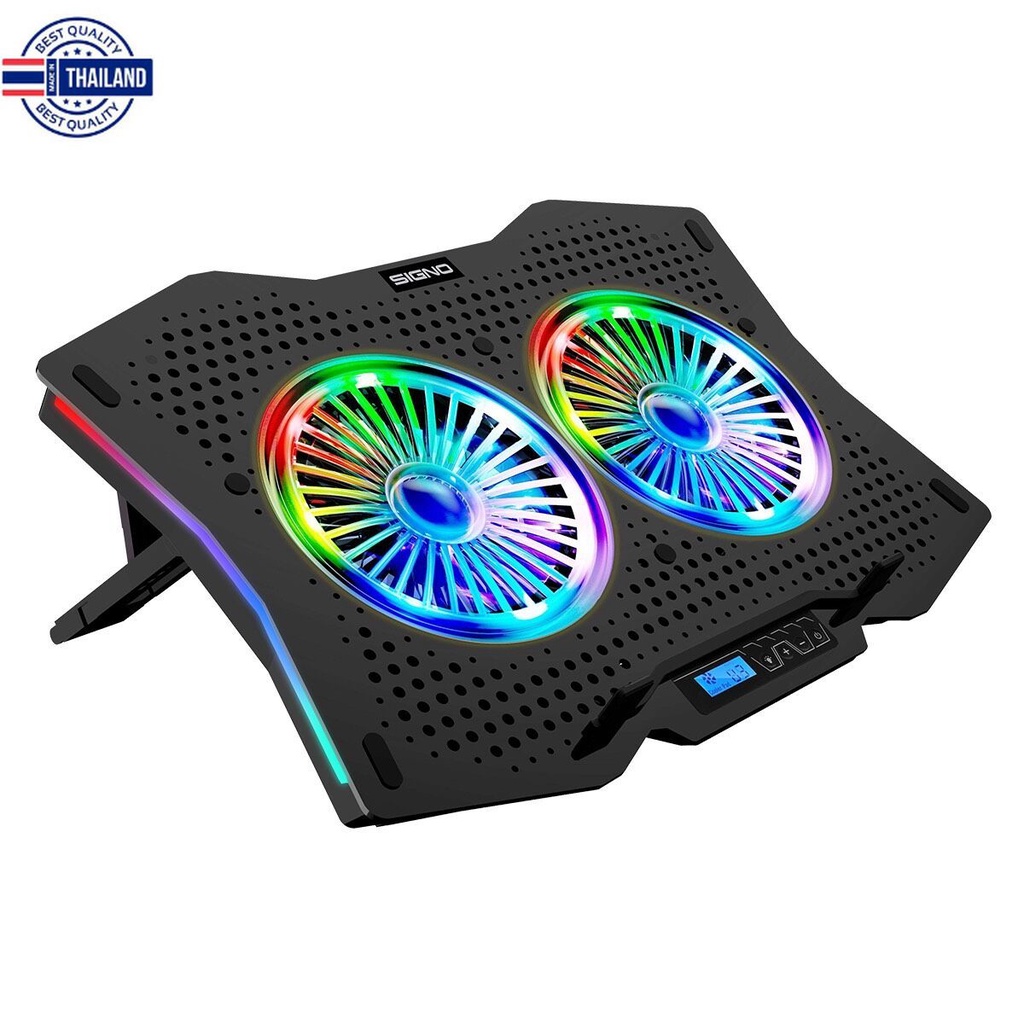 signo พัดลมระายความร้อน cp-510ไฟ RGB