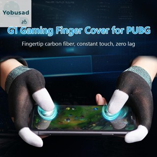 [Yobusad.th] ถุงมือนิ้วหัวแม่มือ หน้าจอสัมผัส กันเหงื่อ สําหรับเล่นเกม PUBG 2 ชิ้น