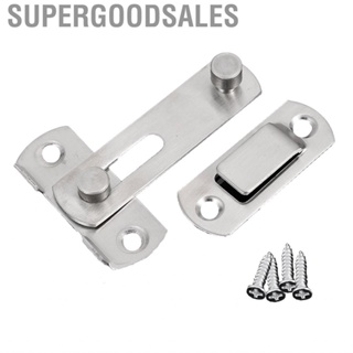 Supergoodsales Latch Lock  3in Sliding Locks Pretty Design Wide Application Rustproof Safe Locking Simple Installation for Gate