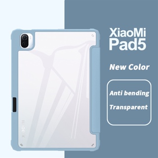 เคสแท็บเล็ตอะคริลิคใส พร้อมช่องใส่ดินสอ สําหรับ Xiaomi Pad 5 5 Pro 11 นิ้ว Xiaomi 6 6 Pro 2023 11 นิ้ว