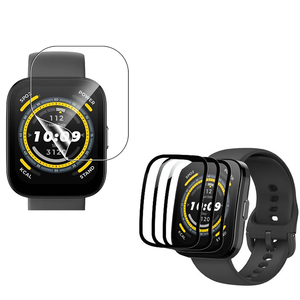 ฟิล์ม TPU แบบนุ่มและตัวป้องกันหน้าจอ PMMA สําหรับ Huami Amazfit Bip6 Bip5 A2215 Bip 5 6 A2435