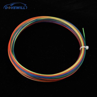 [Dovewill] สายเอ็นไม้เทนนิส ยืดหยุ่นสูง สีรุ้ง 1.3 มม. 12 เมตร