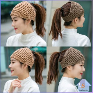 ผ้าคาดผมวินเทจ ไหมพรมถักเครื่อง เหมาะกับฤดูหนาว สําหรับผู้หญิง  headband