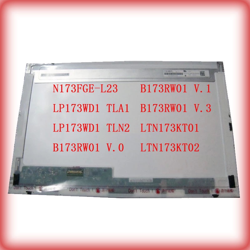 58 ซม.เข็ม n173fge-l23 LP173WD1 TLA1/TLN2 B173RW01 V.0/V.1 แผง V.3 หน้าจอ