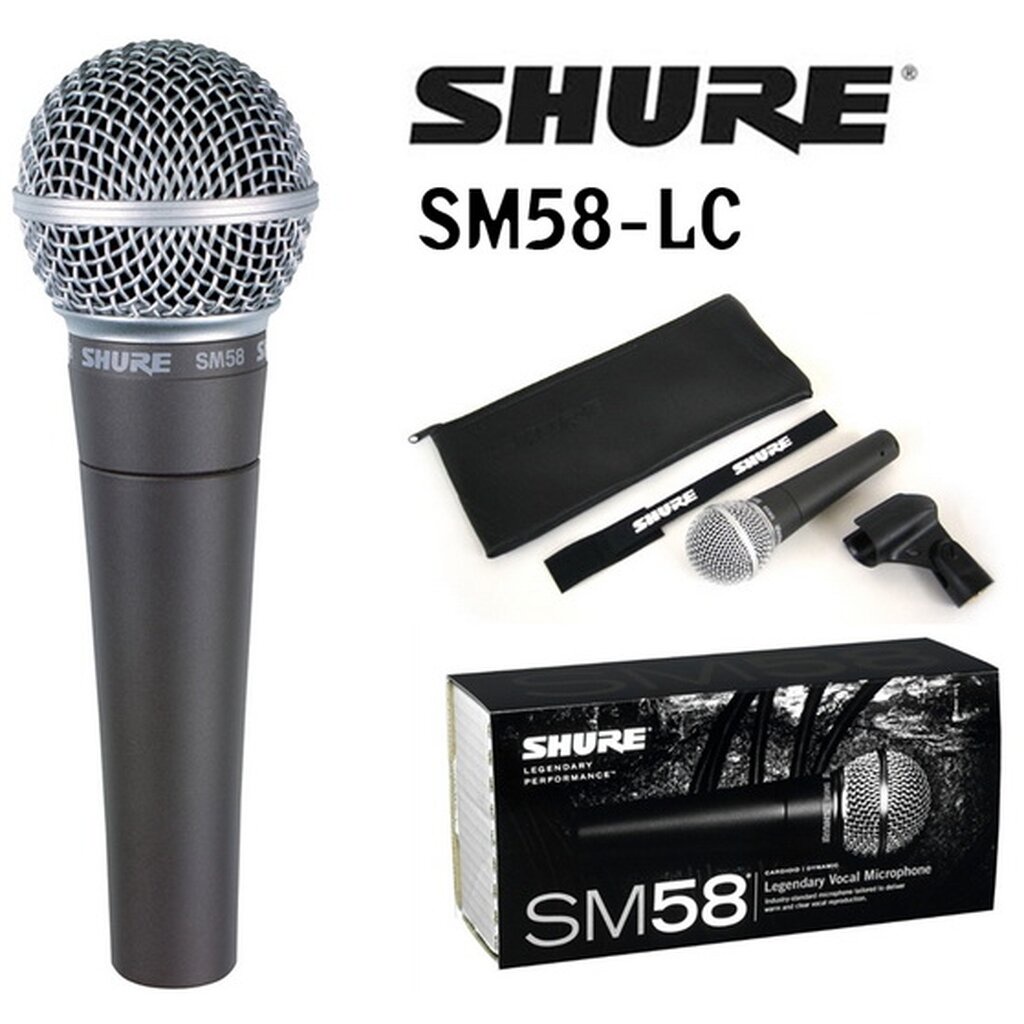SHURE SM58-S ไมโครโฟนสาย ไมค์สาย (Microphone SHURE SM58-S