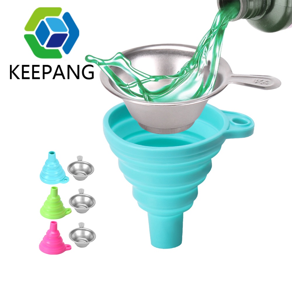 New Metal UV Resin Filter Cup+Silicon SLA 3D Printer UV Resin funnel 3d printer parts For LCD 3D Pri