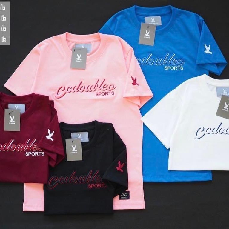 เสื้อยืดแขนสั้นงานปัก งานป้าย Cotton 100% ( SMLXL) NO 72 คอกลม