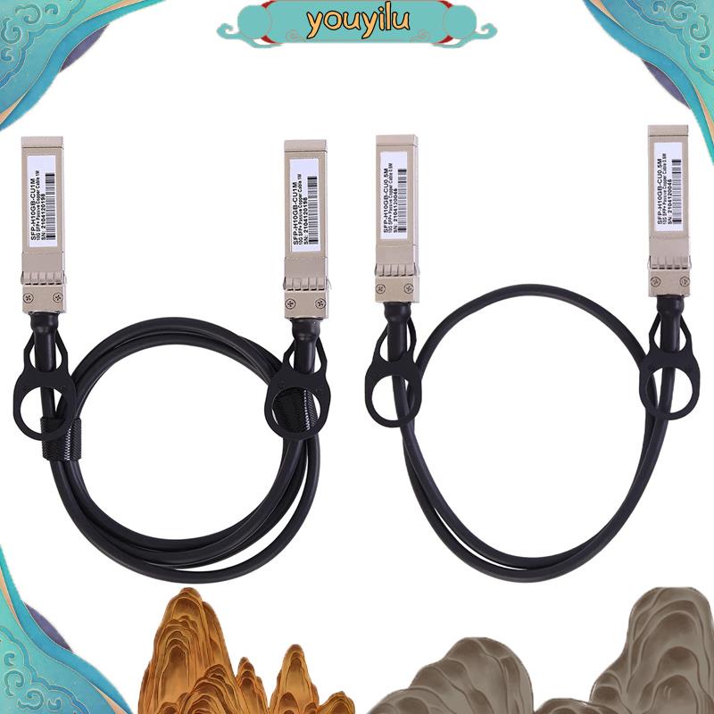 สายเคเบิลทวินเน็กซ์ ทองแดง 10G SFP+ (DAC) 10GBASE SFP สําหรับ SFP-H10GB-CU1M Ubiquiti D-Link youyilu