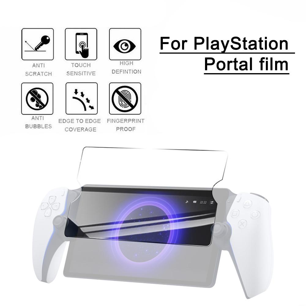 ฟิล์มกันรอยหน้าจอสําหรับ Sony PlayStation Portal Remote Player, 9H ความแข็งกระจกนิรภัยป้องกันฟิล์มสํ