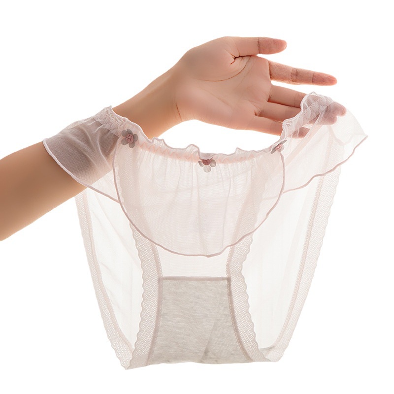 กางเกงใน เซ็กซี่ ตาข่าย ลูกไม้สวย สาวหวานญี่ปุ่น เนื้อผ้าเบาบางและระบายอากาศได้ดี - รูปที่ 3