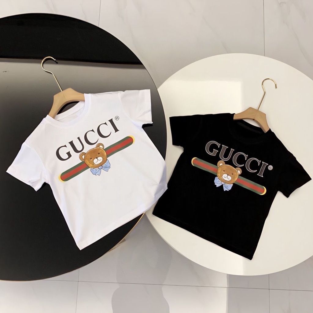 เสื้อยืดแขนสั้น พิมพ์ลายตัวอักษร แฟชั่นฤดูร้อน สําหรับเด็กผู้ชาย และผู้หญิง 2023