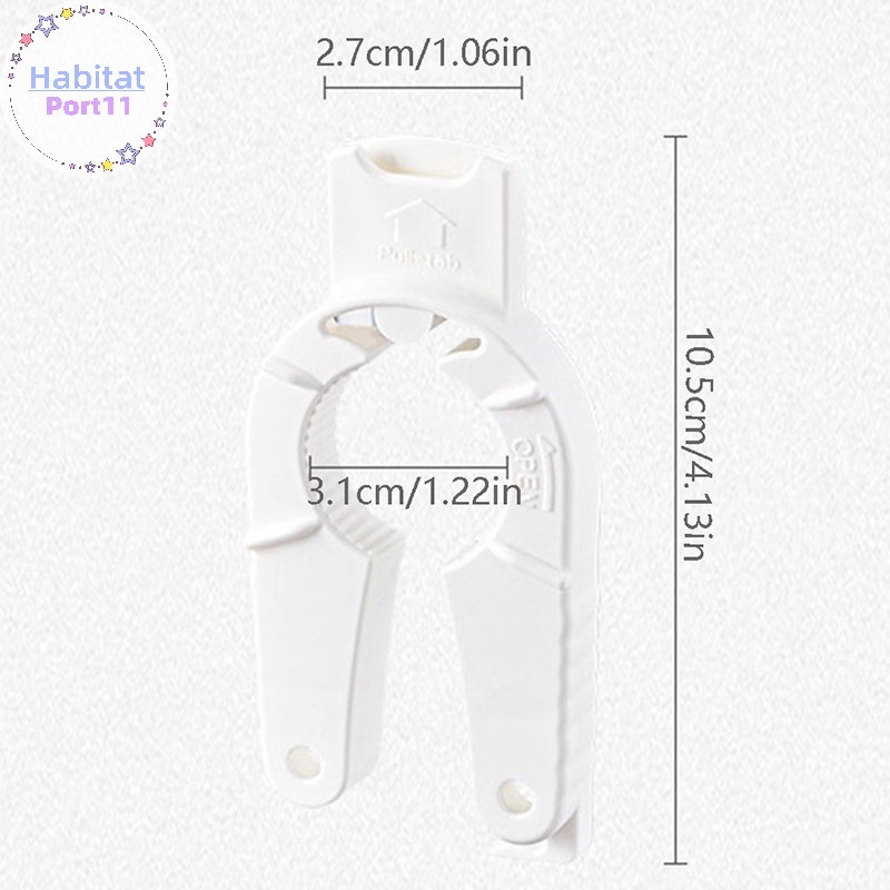 HabitatPort ขวด al Can Opener แบบพกพาฝาปิด Remover เครื่องมือห้องครัว th - รูปที่ 7