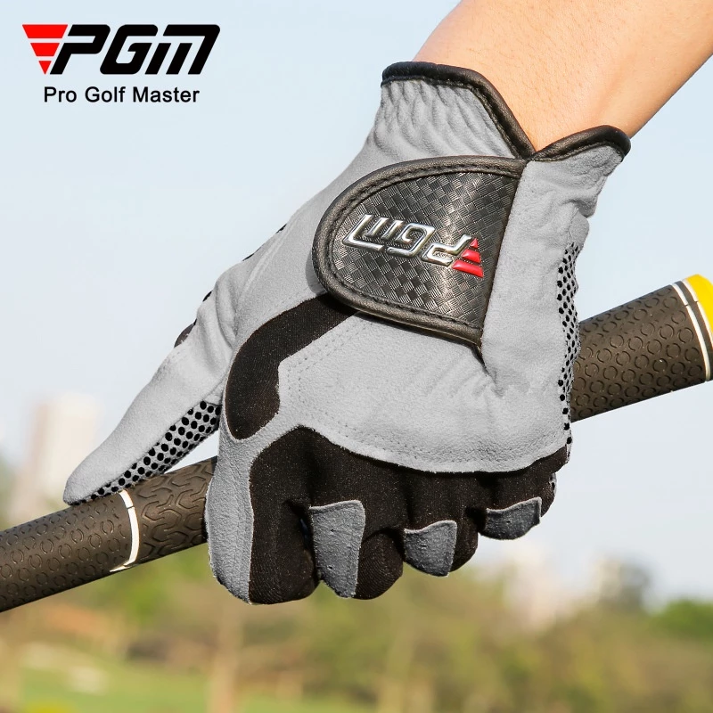 ถุงมือกอล์ฟชาย PGM ST017 Golf Gloves - ผ้า SUPER AIR + UPF50+ กันแดด (Anti-Slip/Sweatproof)