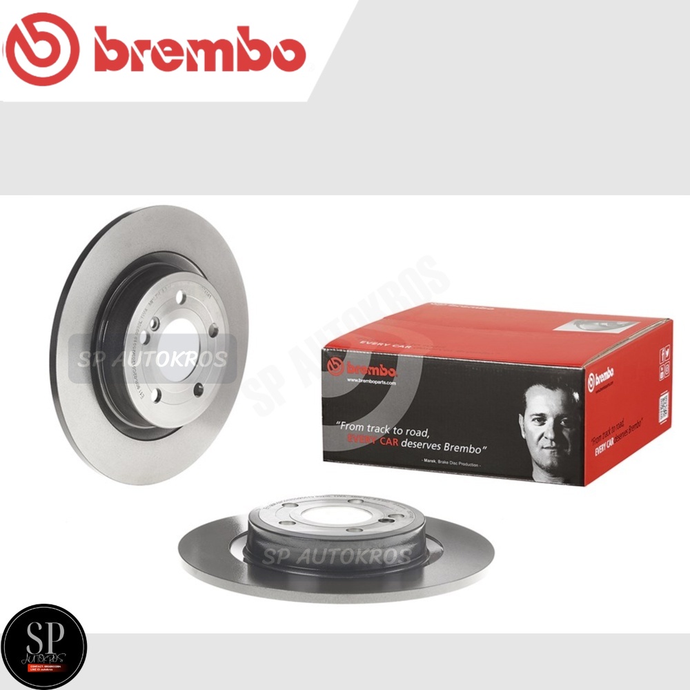 BREMBO จานเบรคหลัง PORSCHE CAYENNE 9PA, 92A (3.0S Hyb 3.6 3.6S GTS 4.8S GTS 4.8T 3.0 Diesel) (HC) '0