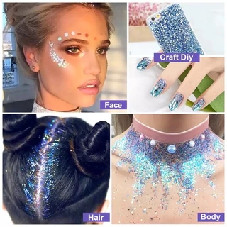 COD Flash Gel เจลกากเพชร แต่งหน้า แต่งผม กลิตเตอร์กากเพชรแต่งหน้า อายแชโดว์ แต่งตา Face Glitter Eye Makeup 15 สี